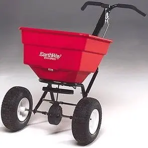 EarthWay C24 Push Broadcast Spreader Even Fertilizer Distribution Country True Value
