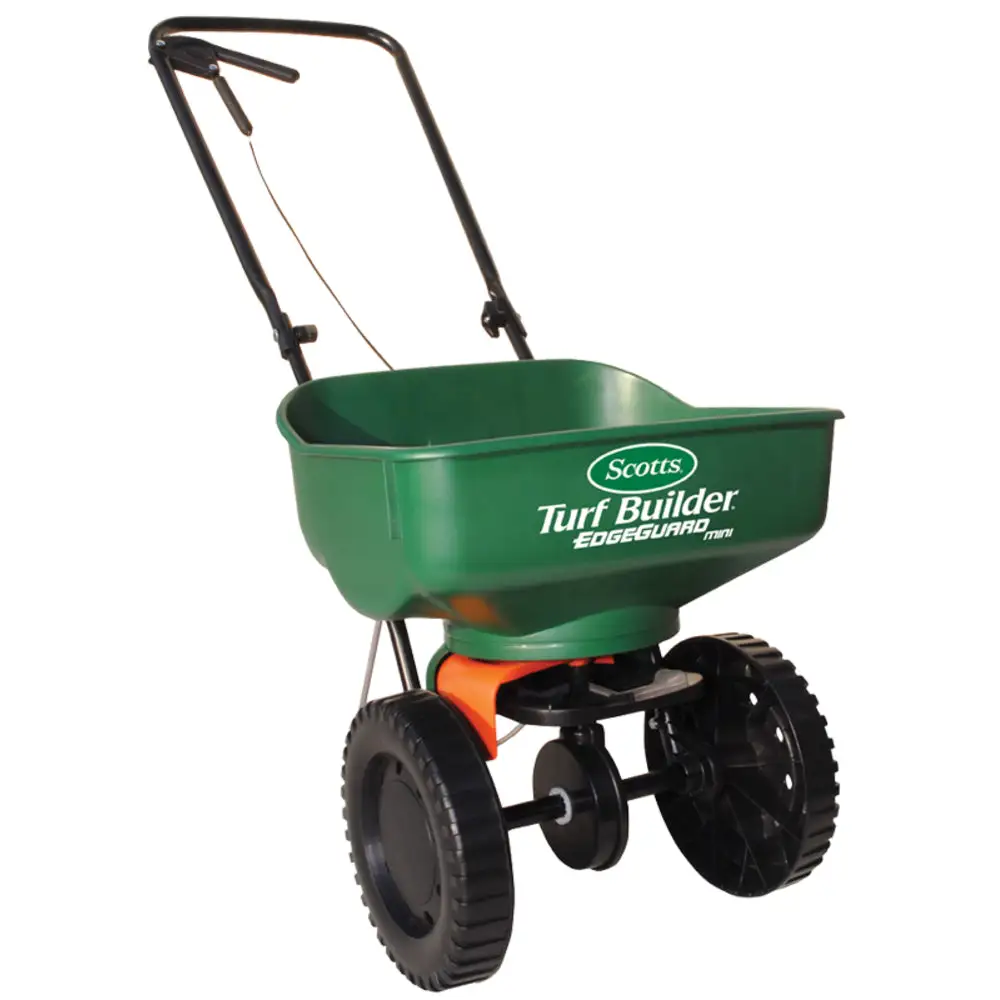 Scotts Turf Builder Edgeguard Mini Broadcast Spreader Lawn Care Tool