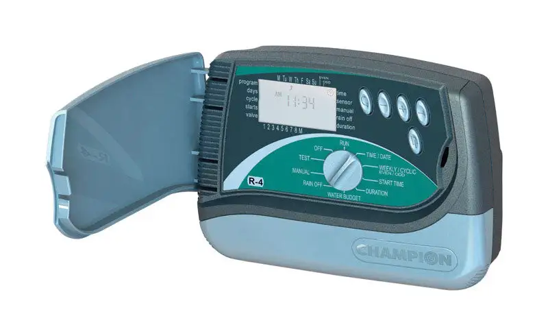 Champion Programmable 4 Zone Indoor Sprinkler Timer Garden Irrigation