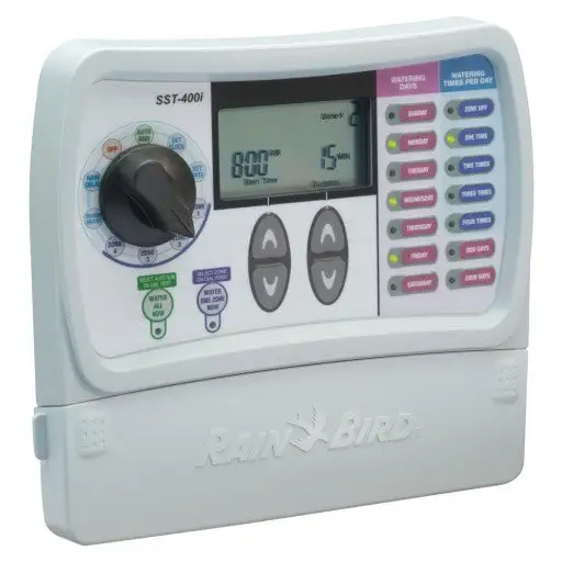 Rain Bird SST-400I Indoor Simple to Set 4-Station Irrigation Timer