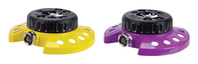 Dramm ColorStorm Metal Sled Base Turret Sprinkler 575 sq. ft. Pack 6