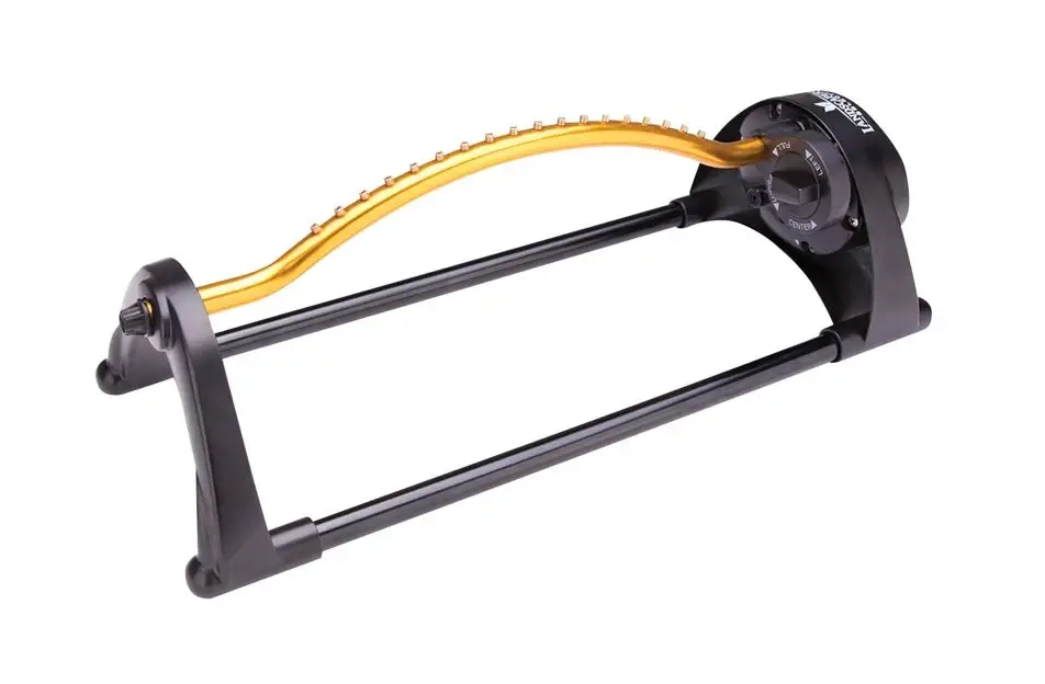 Landscapers Select GO153-1 Lawn Sprinkler Black Zinc Adjustable Garden Watering Tool