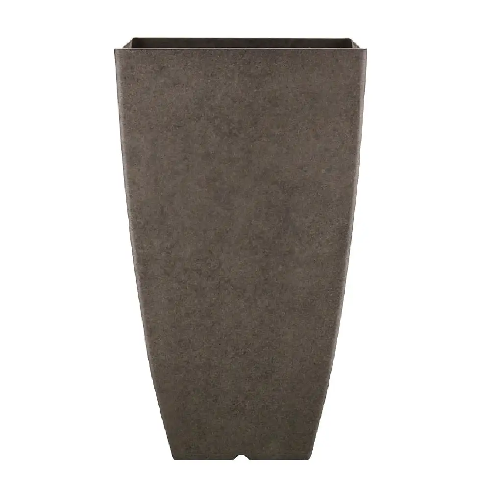 Southern Patio HDR-091684 Newland Planter, Square, Plastic/Resin - Modern Garden Pot