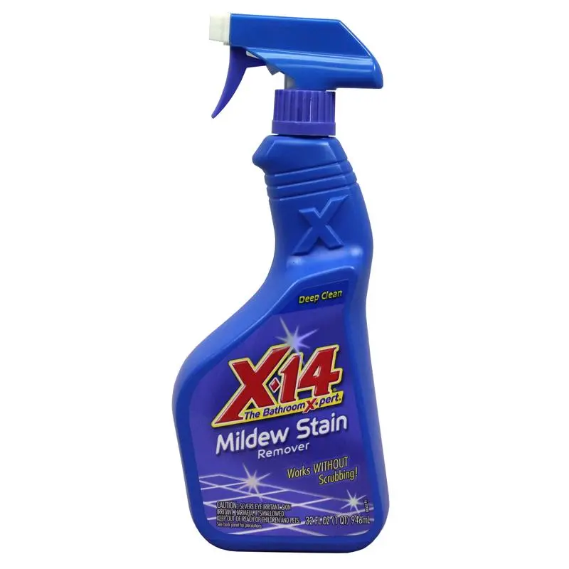 Malco X-14 Mildew Stain Remover 1 qt Pack 6 Tough Cleaning Jobs