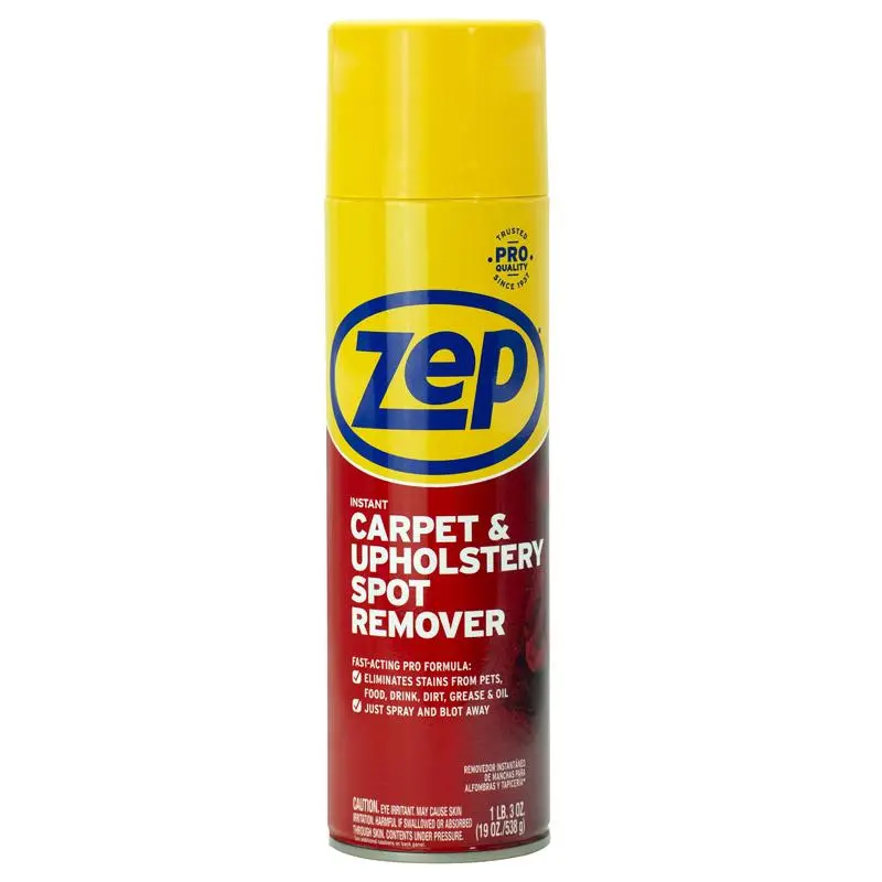 Zep No Scent Stain Remover Foam Pack 12 Carpet and Upholstery