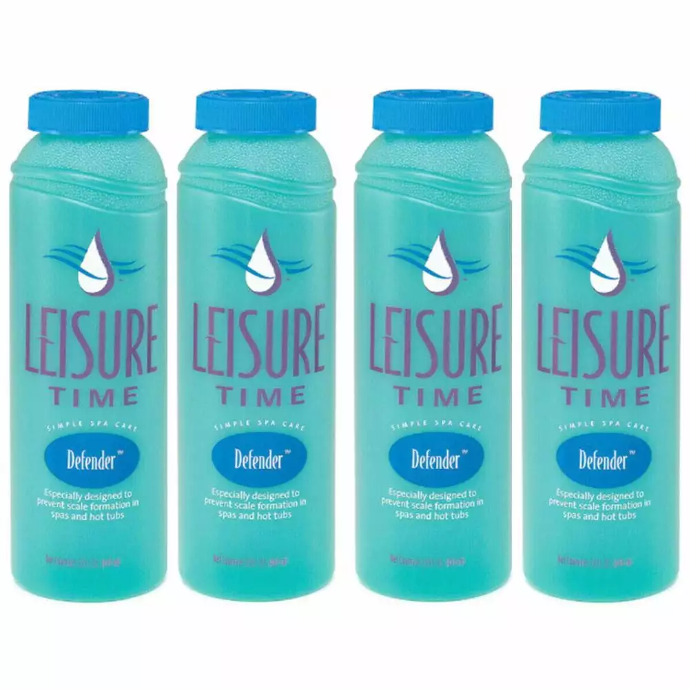Leisure Time Spa Hot Tub Weekly Stain and Scale Care Control Defender 4 Pack 12