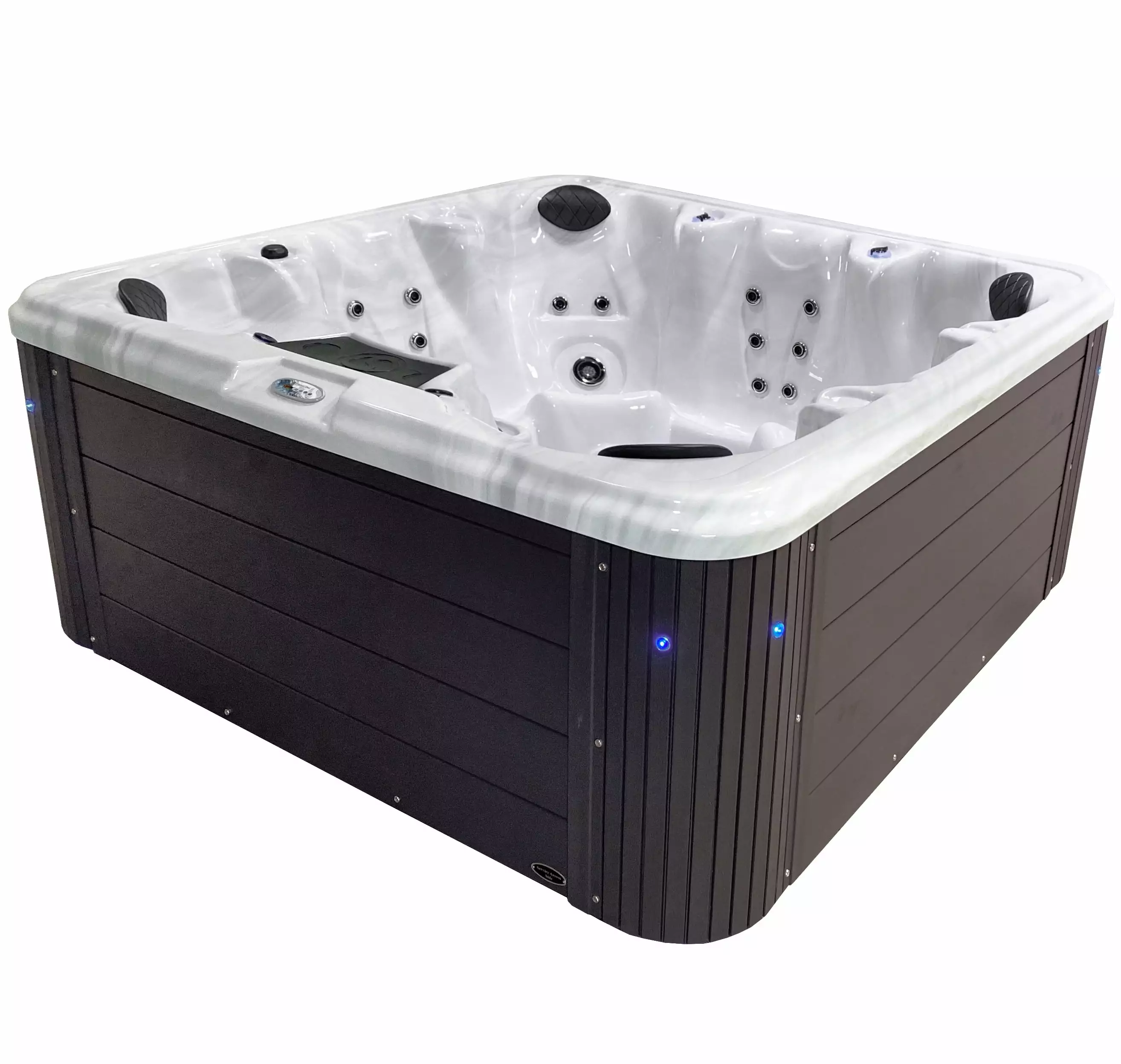 Insight 6-7 Person 34-Jet Non-Lounger Acrylic Spa Ice Bucket Aqualife Strong Spas