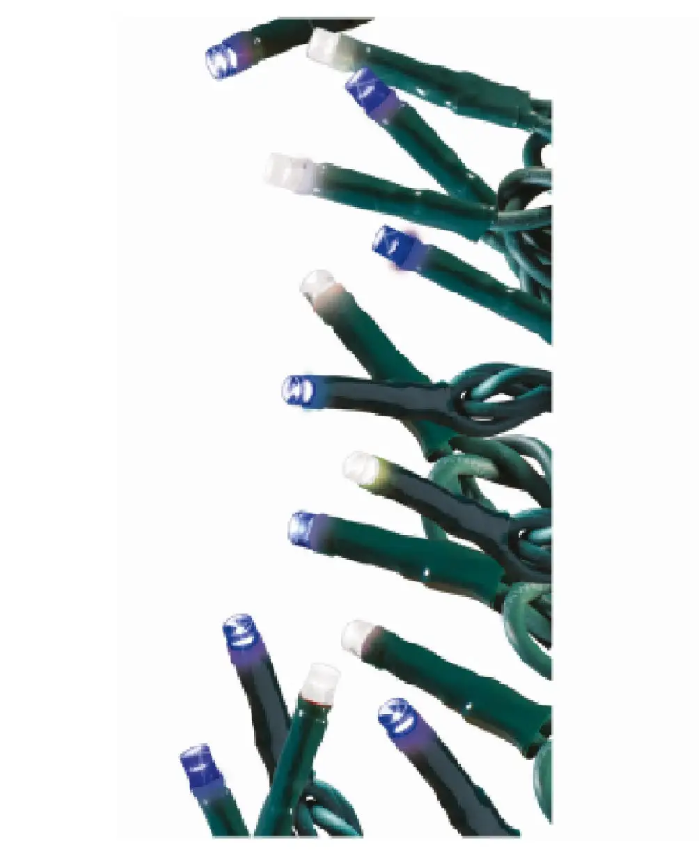Holiday Wonderland Christmas Starry Lights Blue & Pure White LED String Lights