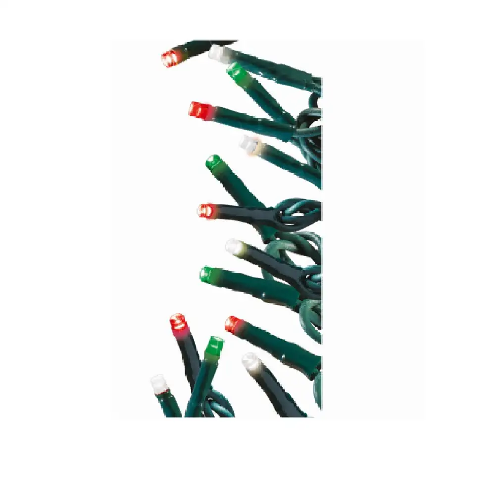 Holiday Wonderland Christmas Starry Lights Red Pure White & Green LED Decor