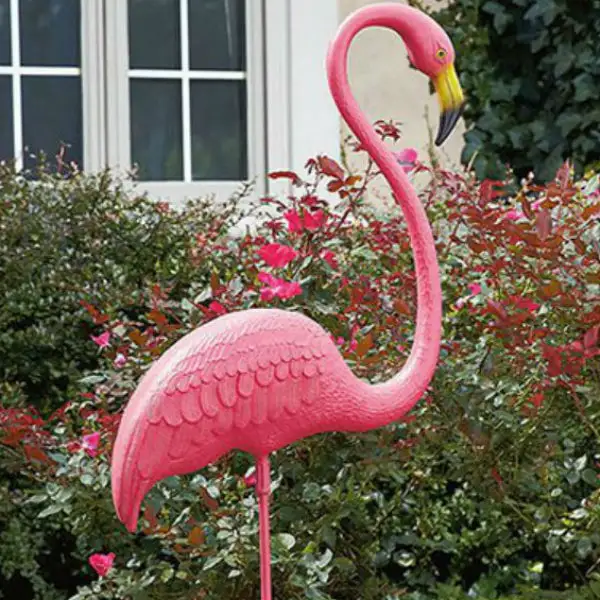 Union Products 62565 Original Featherstone Standing Flamingo Statue 52 Inches