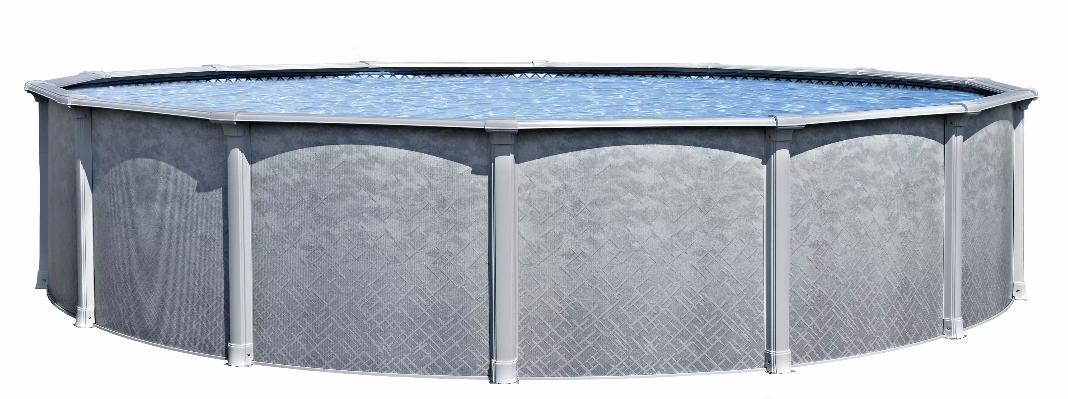 Lake Effect Pools Lifestyle 15' Round 54 Resin Protected Steel Wall Above Ground Swimming Pool 12
