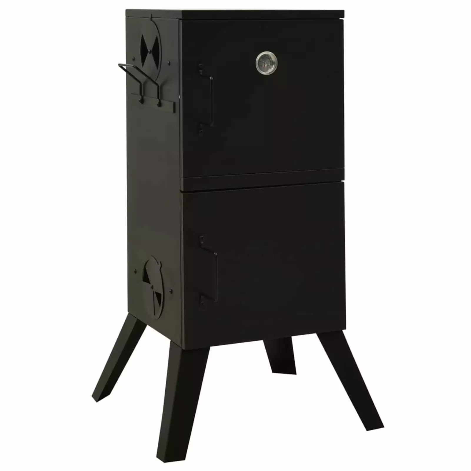 Tomshoo Smoker Oven 21.7x18.7x39.6 Steel - Outdoor BBQ Smoker