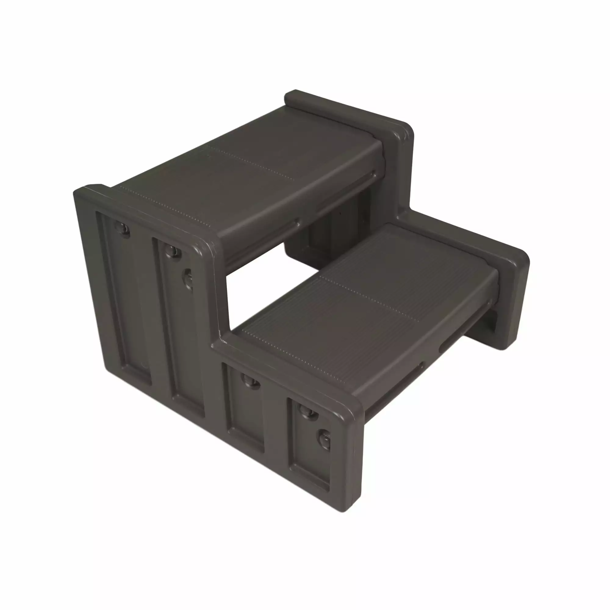 Vinyl Works 22 Inch Junior Resin Multi Purpose Home Spa and Hot Tub Steps Mocha