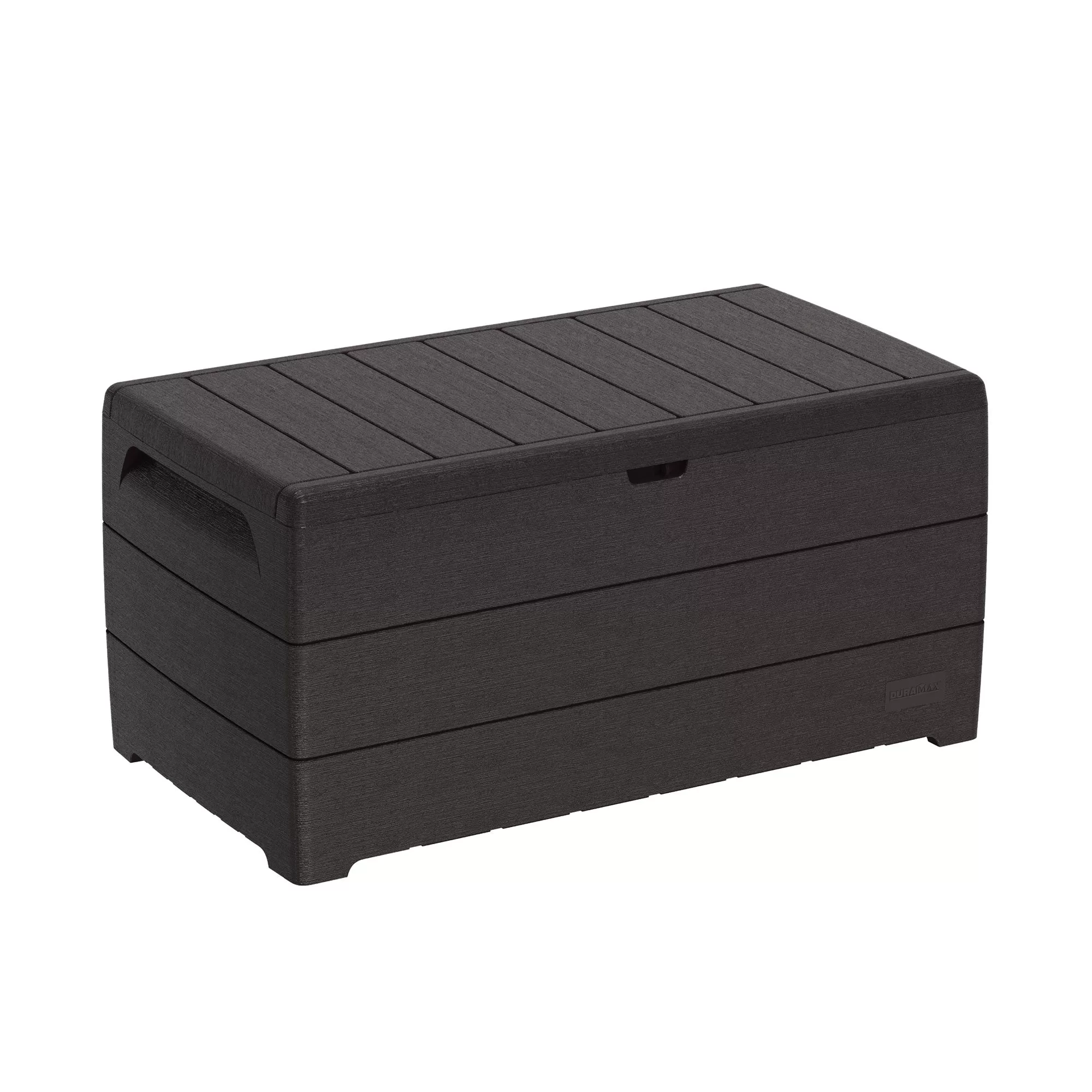 Duramax CedarGrain Durabox 110 Gal Outdoor Deck & Garden Storage Bench Brown