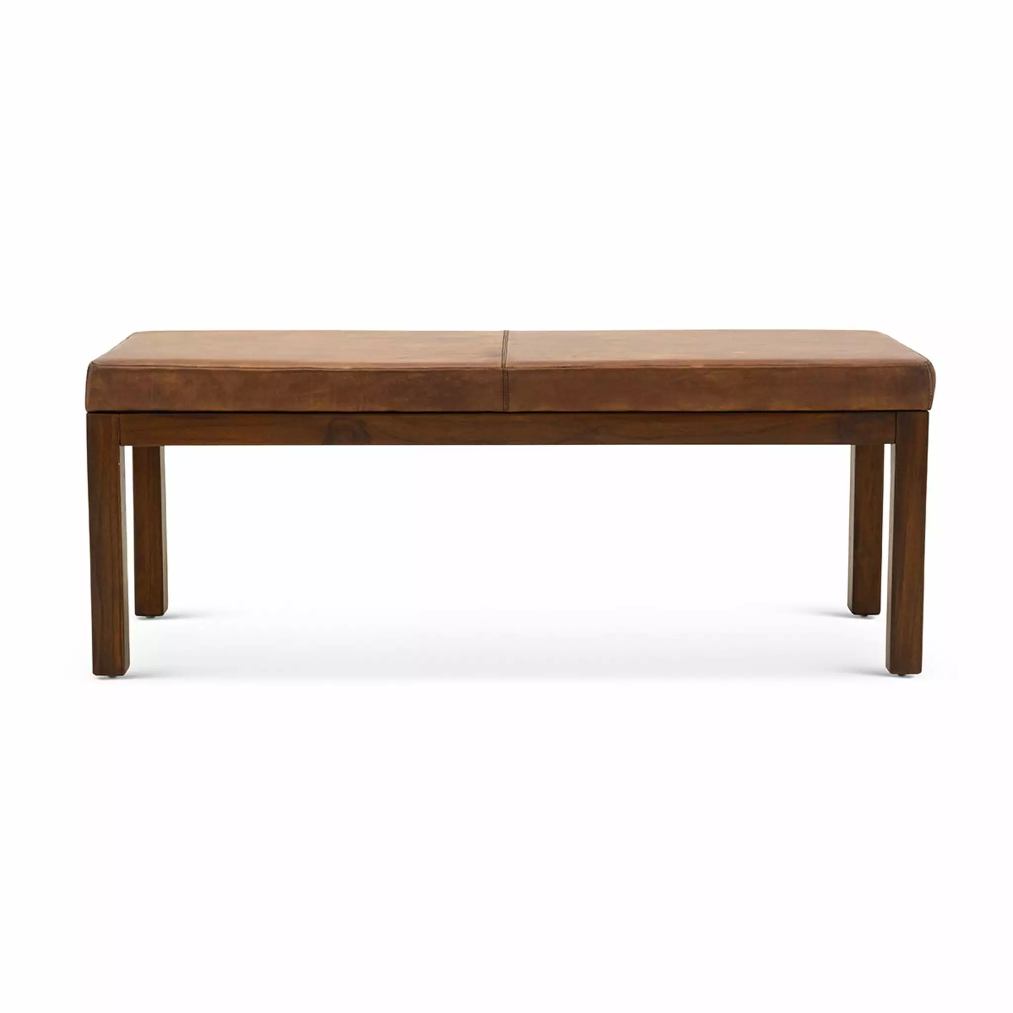 Austin Genuine Leather Bench - Premium Leather Storage Bench Benches Ghislaine