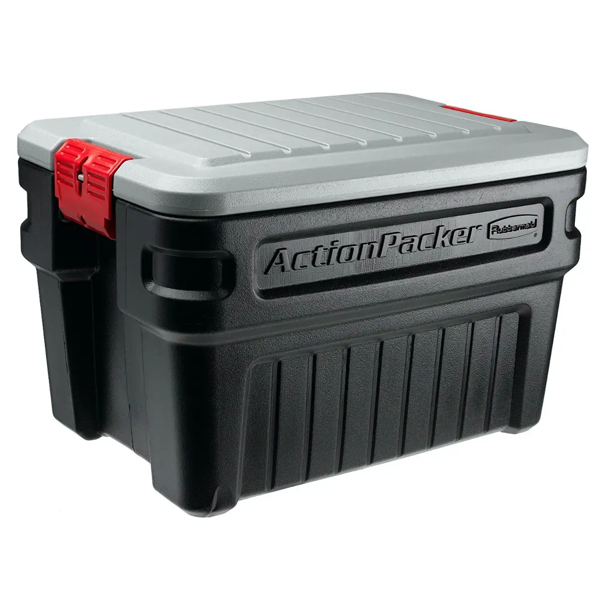 Rubbermaid RMAP240000 24-Gallon Black ActionPacker Durable Storage Container