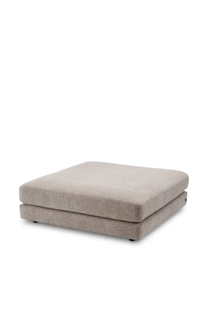 Greige Ottoman Eichholtz Lounge Club Versatile Footrest Storage