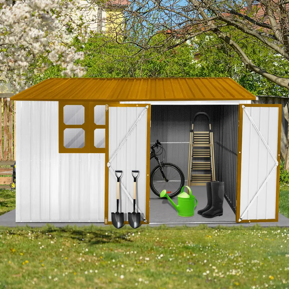 10' x 8' Garden Sheds Outdoor Storage Sheds Window | 10' x 12' |