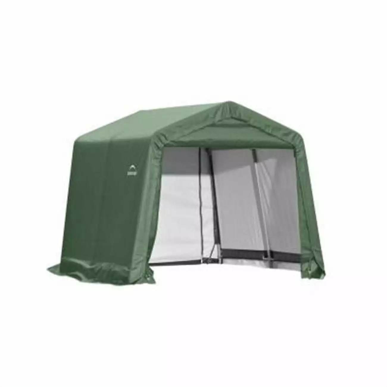 ShelterLogic 10x16x8 Peak Style Shelter Green Cover Outdoor Storage