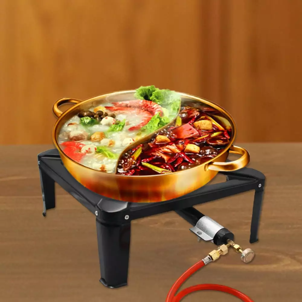 8KW Cast Iron Propane Stove Cooker BBQ Fire Stove Huiop Buzhi Siuke Arealer