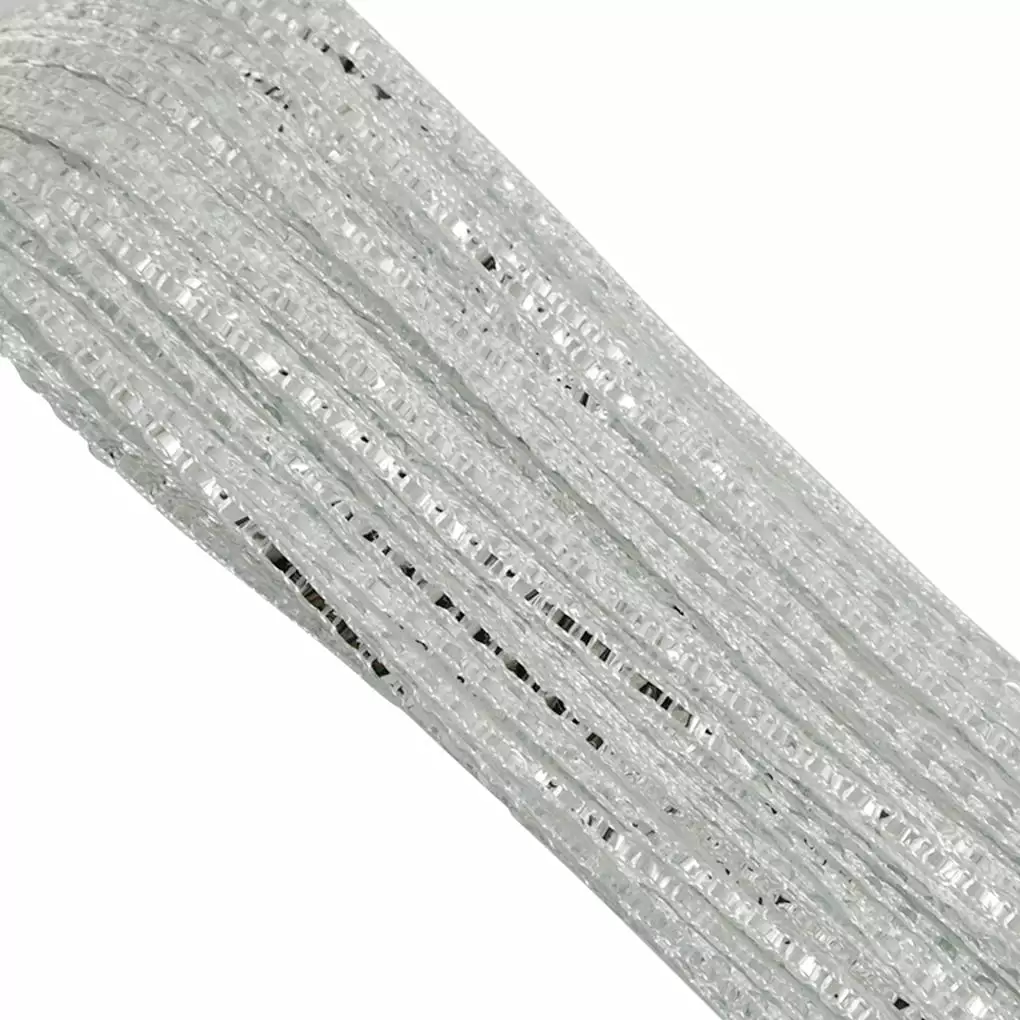 Decorative Door String Curtain Wall Panel Fringe Window Home Room Divider Blind Tassel Screen White Alvena