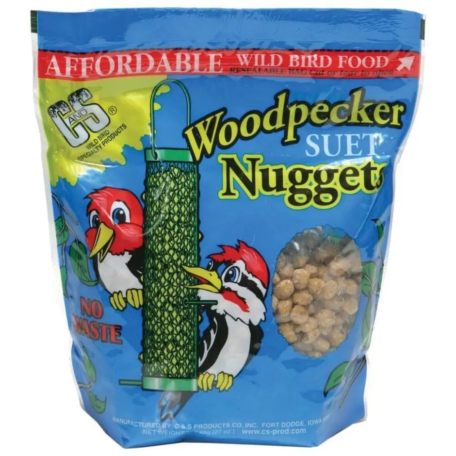 C&S Woodpecker Suet Nuggets Wild Bird Feeding Cu0026S