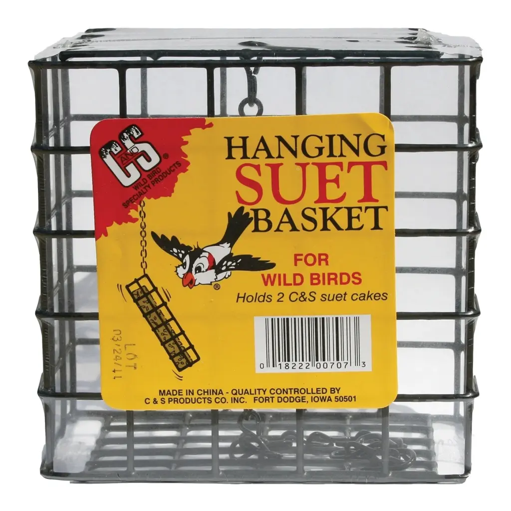 C&S Double Suet Bird Feeder Cake Wild Birds