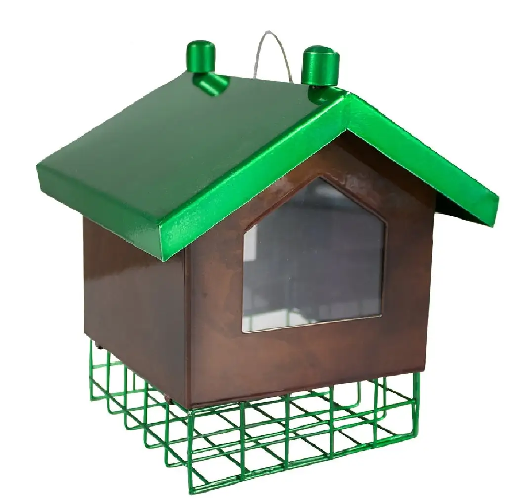 Heath 21705 Suet Cage Bird Feeder Flipside Steel Durable Bird Feeder