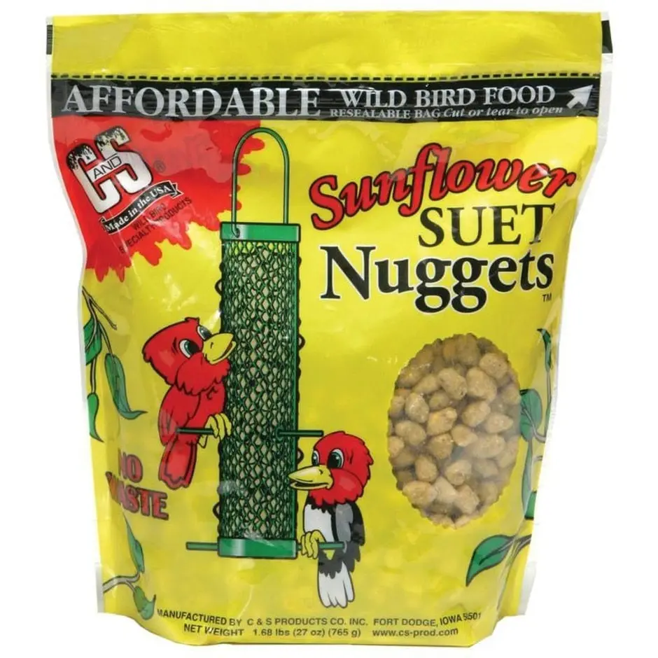 C&S Sunflower Suet Nuggets Wild Bird Food Cu0026S