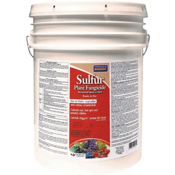 Bonide 20610 Dust Sulfur Bucket 25 Lbs Garden Pest Control