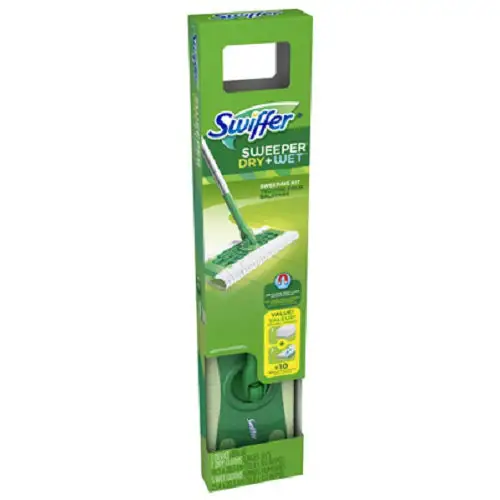 Swiffer 92814 Sweeper Dry + Wet 2--1 Starter Kit Sweeping and Mopping Floors