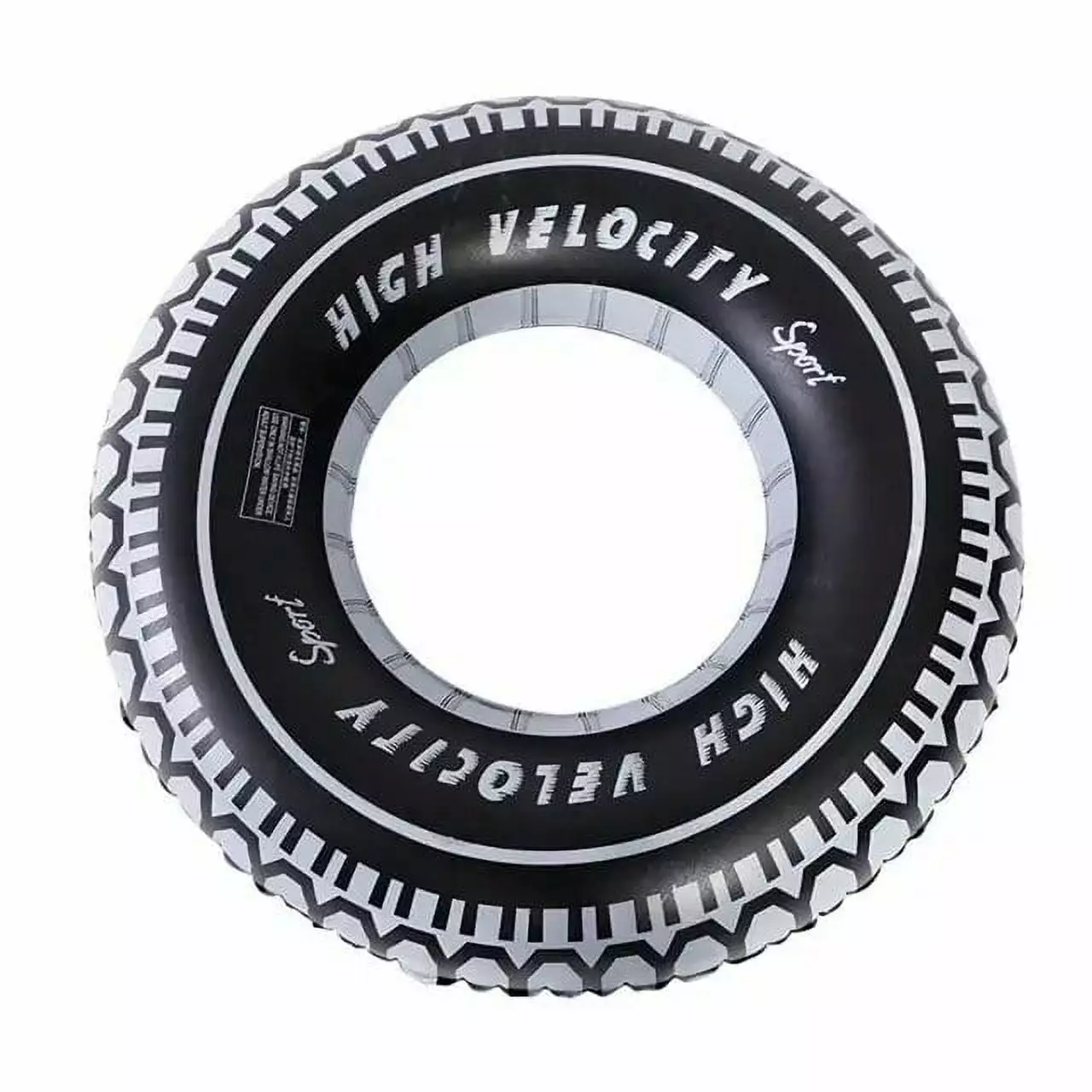 1pc PVC Swimming Ring Adults Thickened Tyre Design Pool Float Circles Water Activity Toy