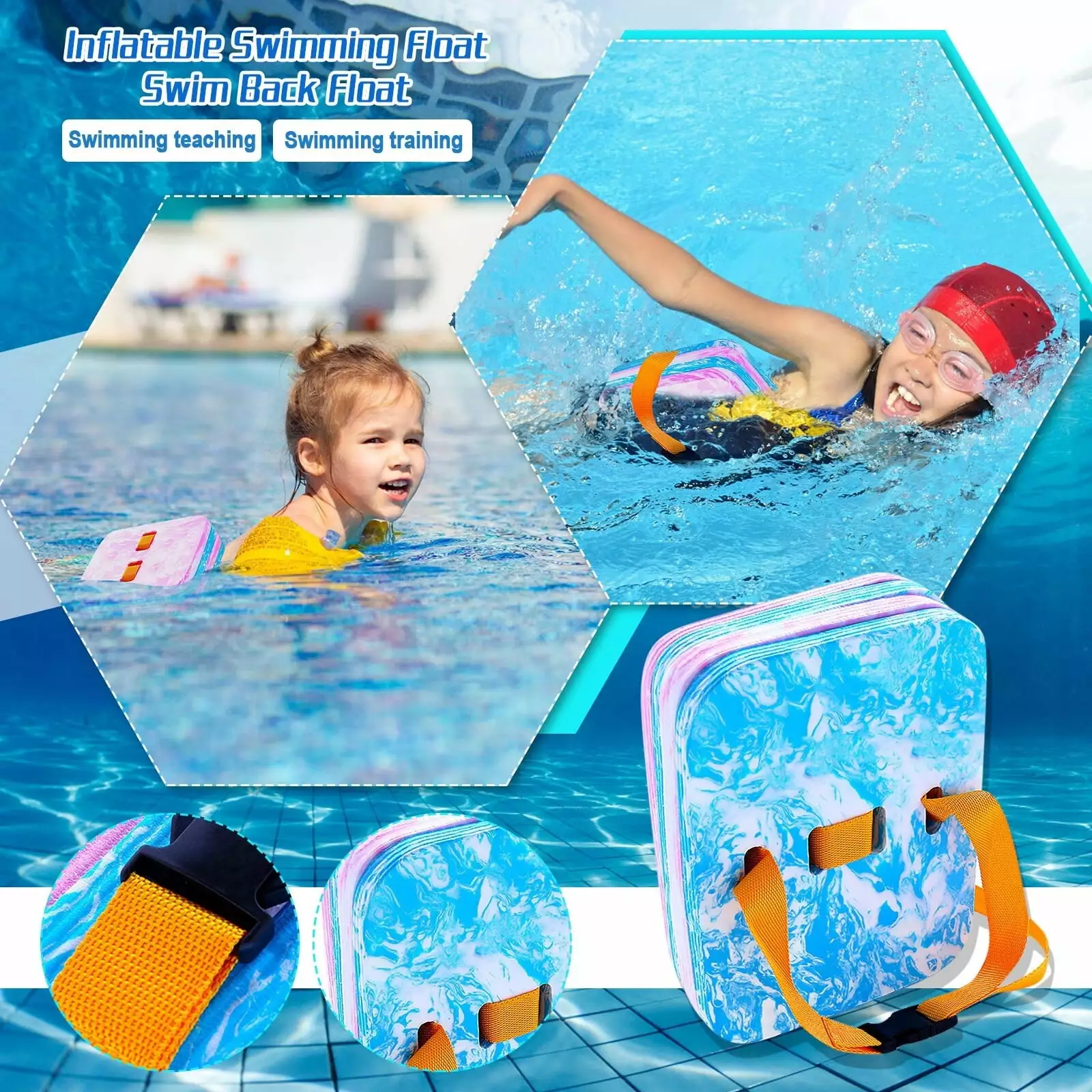 Sehao Camouflage Back Floats Adults and Children Swimming One