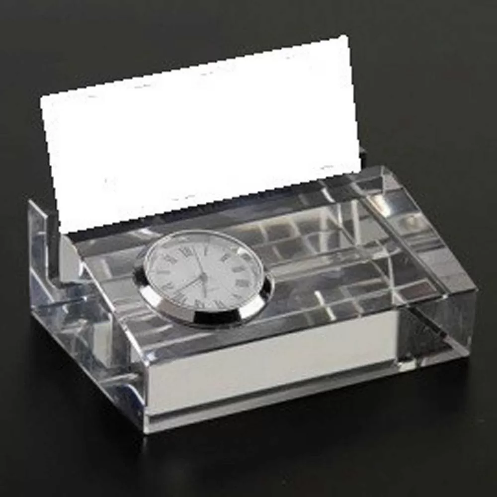 Heim Concept Modern Clock Card Holder Desk or Shelf