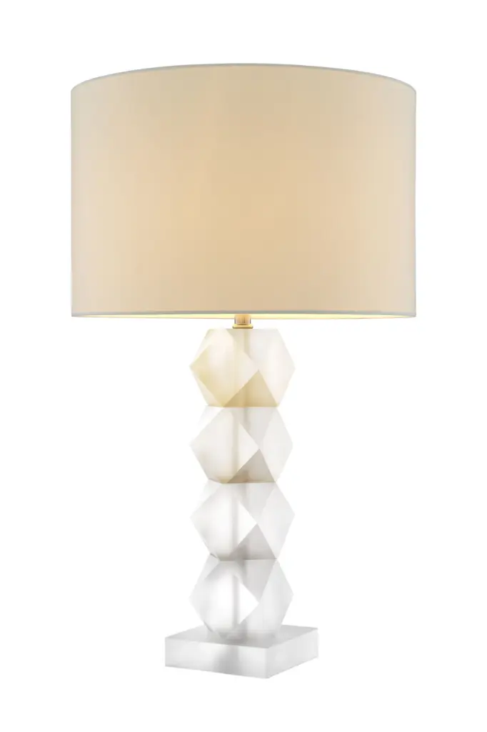 Eichholtz Whealon Frosted Glass Table Lamp Modern Lighting