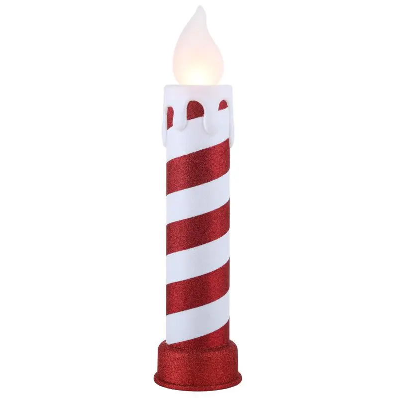 Gerson 2696570 14 Inch Lighted Wood House Trees Christmas Table Decor