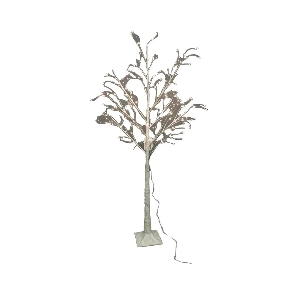 Santas Forest 23607 White Silver Deer Galvanized Metal Candle Holder Christmas