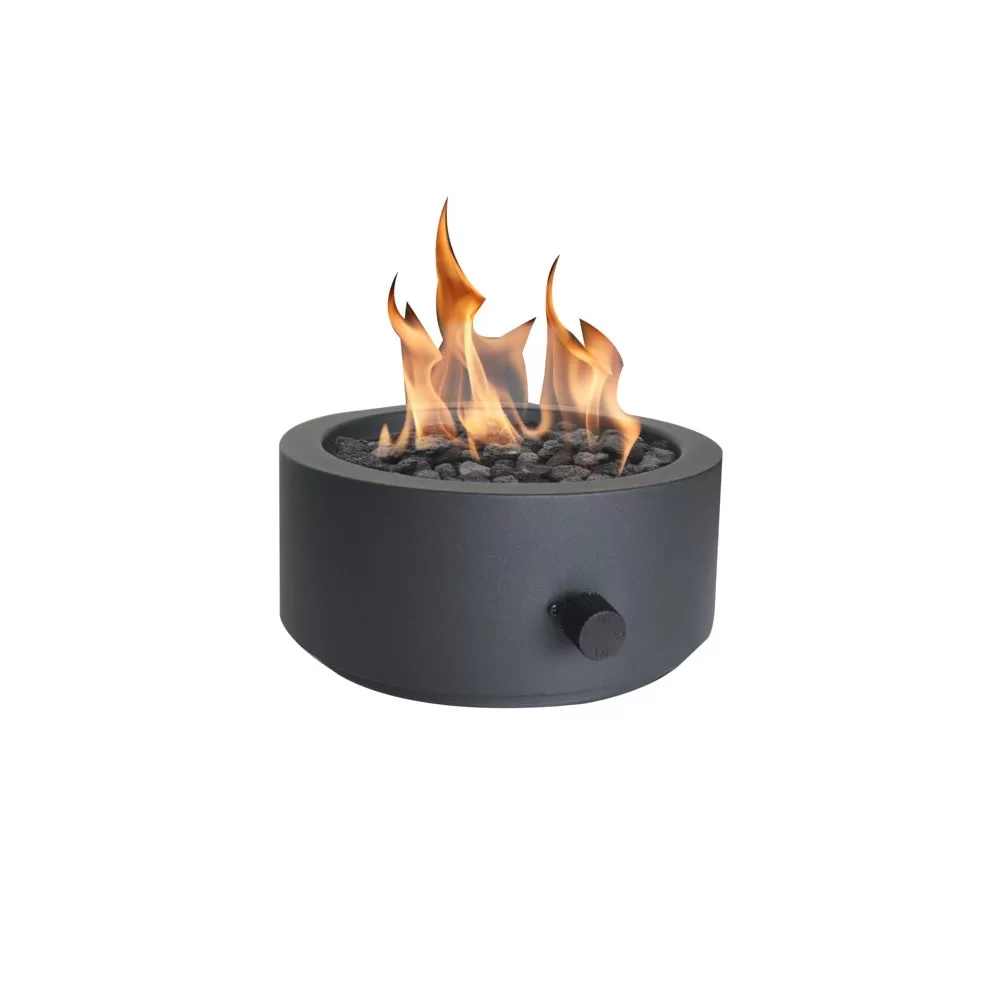 Seasonal Trends 52070 Umbrella Hole Tabletop Fire Bowl 10 Inch Black
