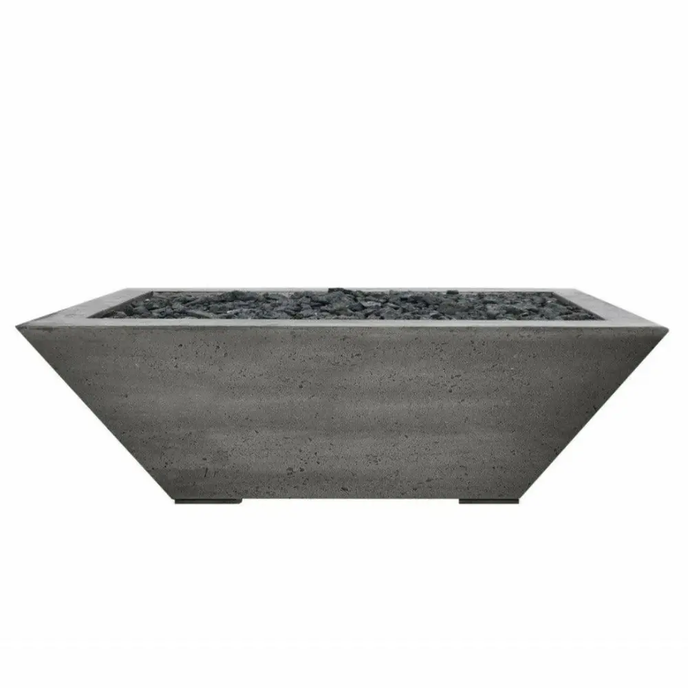 Prism Hardscapes - Lombard Series Pedestal Square Concrete Fire Bowl (CSA Certified)
