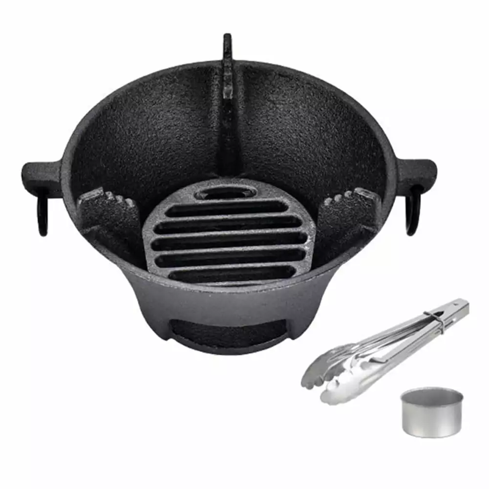 Cast Iron Charcoal Stove Korean Cooktop Japanese Barbecue Grill Oven Outdoor Cooking KAJOVE