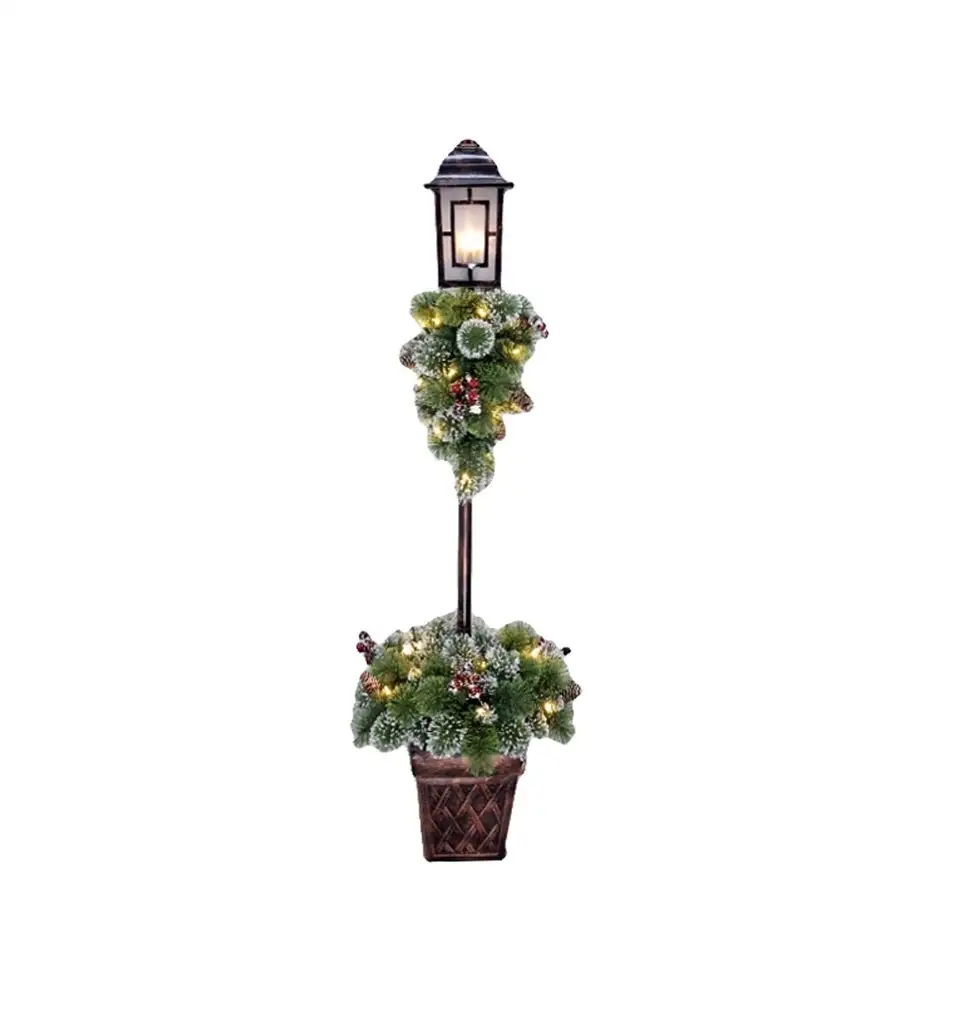 Santas Forest 27861 Popup Tree Christmas Decoration Plaid Buffalo Holiday Tabletop Decor