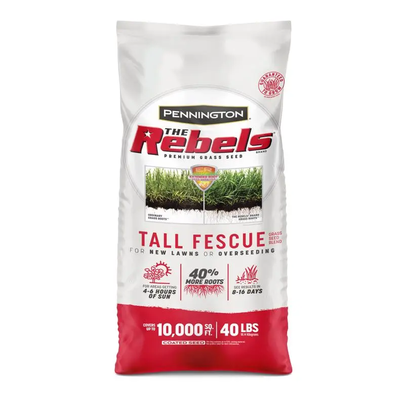 Pennington Rebels Tall Fescue Grass Seed 40 lb. Bag Lawn and Turf