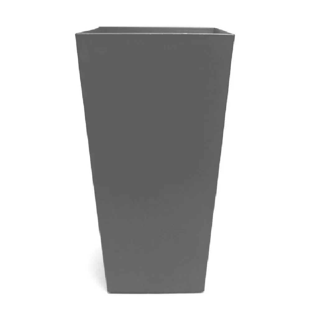 Bloem FPS20908-6 Tall Finley Charcoal Planter Indoor Outdoor Plants