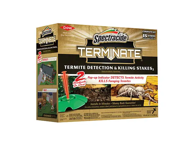 Spectracide HG-96115 Terminate Termite Killing Stake 7 15-Count Effective Termite Control