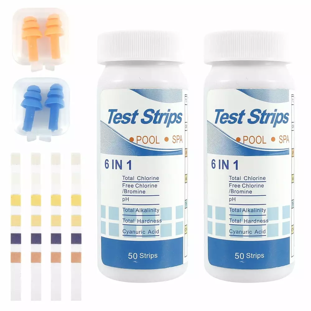 Willstar Alkalinity Pool Test Strips 100 Strips Fast Accurate Water Testing 100