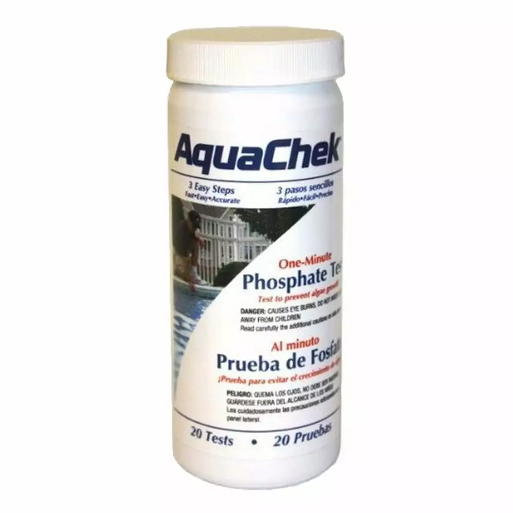 Aquachek 562227 1 Minute Swimming Pool and Spa Phosphate Powder Test 20 Tests
