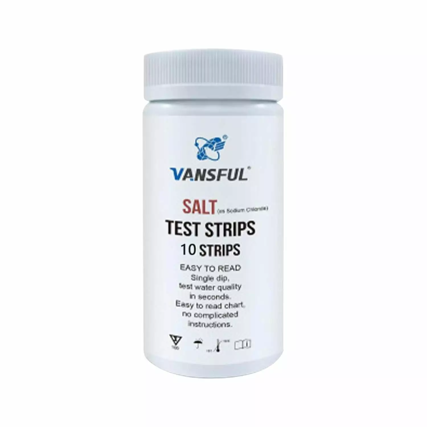FENG Salt Test Strip Titrators Pools Quick Sodium Chloride Testing Kit 20