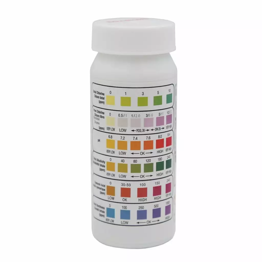 6 1 PH Test Strips Pool and Spa Easy and Fast Detection PH 100PCS