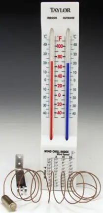 /OUTDOOR THERMOMETER - Accurate Temperature Gauge Indoor and Outdoor Use Taylor