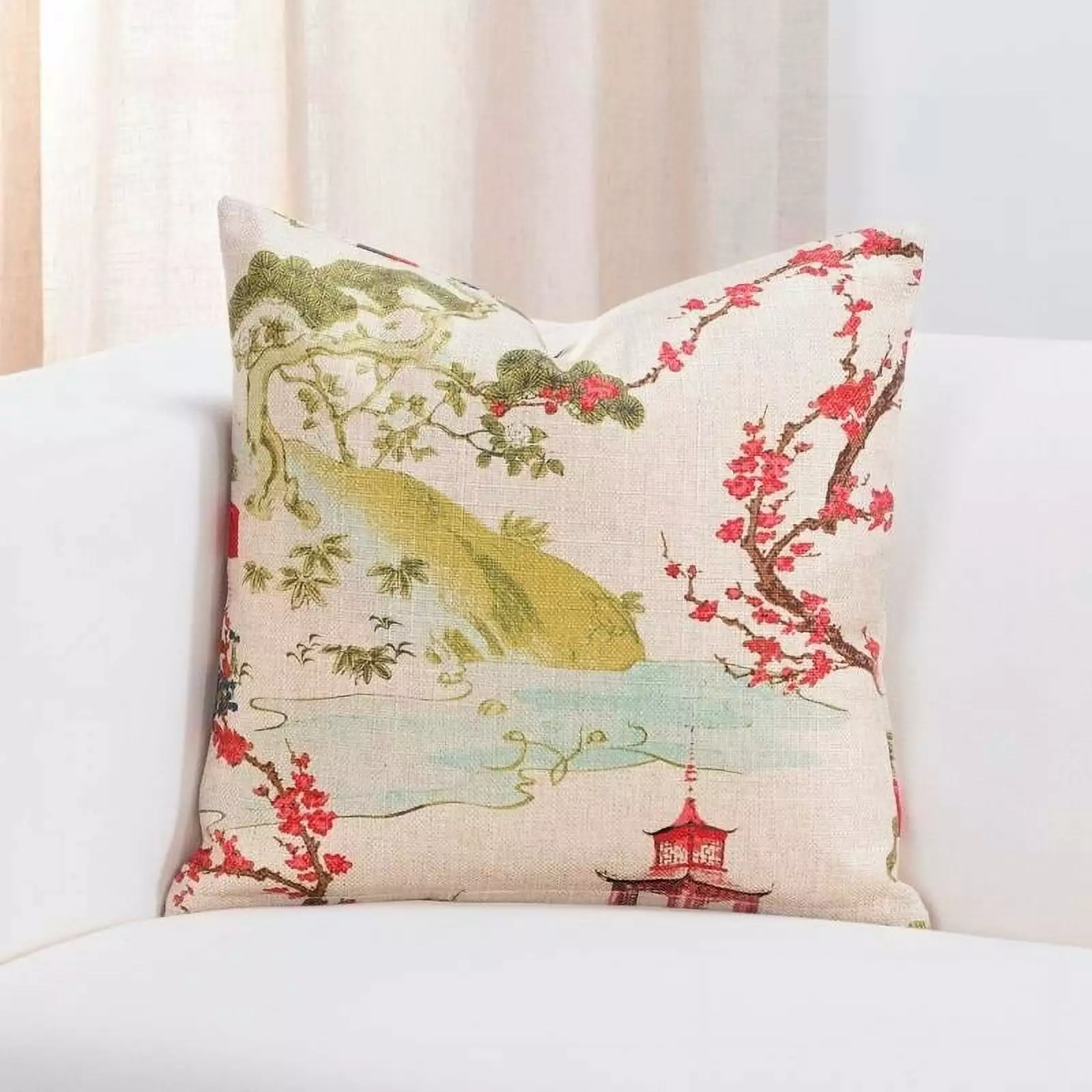SIScovers Zen Throw Pillow 16x16 Medium Decorative Pillow Home